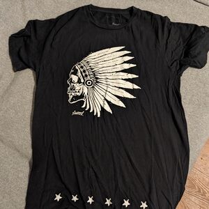 Black Skull Graphic T-Shirt